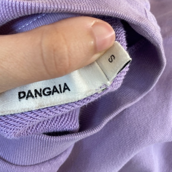 Pangaia /  365 Signature Luxe Orchid Purple Sweatshirt Athleisure small S - Picture 6 of 6